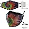 FASHION MULTICOLORED RHINESTONE COTTON MASK