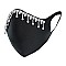 FASHIONABLE RHINESTONE MASK W/ COMFORTABLE EARLOOP