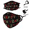 Welcome Happy New Year 2021 Bling Mask