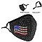 USA PATRIOTIC AMERICAN FLAG FASHION MASK