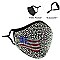 USA PATRIOTIC AMERICAN FLAG FASHION MASK