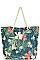 STYLISH LUSH TROPICAL FLOWER PRINT ECO BAG JYMB0032