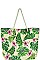 MODISH TROPICAL HIBISCUS PRINT ECCO BAG JYMB0038