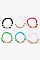 PACK 0F 12 FASHION ASSORTED COLOR Butterfly Accent BRACELETS