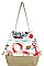 SEA LIFE PRINT 2-TONE TOTE BAG