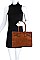 3 IN 1 SATCHEL CROSSBODY AND CLUTCH SET