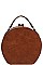 2 IN 1 TAMBOURINE SHAPED SHOULDER BAG SET