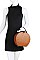 2 IN 1 TAMBOURINE SHAPED SHOULDER BAG SET