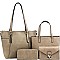 4 IN 1 SHOPPER TOTE WALLET SET