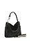 Hook Top Handle Shoulder Bag with Guitar Strap