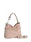 Hook Top Handle Shoulder Bag with Guitar Strap