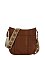 Weaving Detail Guitar Strap Crossbody Bag