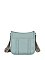 Weaving Detail Guitar Strap Crossbody Bag