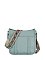 Weaving Detail Guitar Strap Crossbody Bag