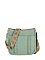 Weaving Detail Guitar Strap Crossbody Bag