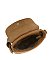 Laser Cut Printed Buckle Flap Crossbody Bag