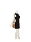 Laser Cut Printed Buckle Flap Crossbody Bag