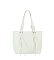 Braided Detail Top Handle Shopper Tote Bag