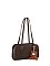 Bag Charm Buckle Top Handle Boston Bag