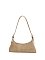 Faux Suede Shoulder Bag