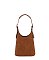 Suede Bucket Shoulder Bag