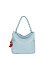 Braided Handle Cherry Charm Shoulder Bag