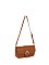 Buckle Flap Shoulder Bag