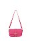 Buckle Flap Shoulder Bag