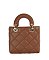 Quilted Top Handle Satchel