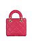 Quilted Top Handle Satchel