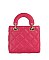 Quilted Top Handle Satchel