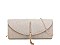 DESIGNER CHIC SILKY CHAIN TASSEL CLUTCH WITH CHAIN