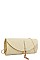 DESIGNER SILKY CHAIN TASSEL CLUTCH