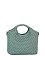 Fashion Weave Top Handle Satchel