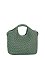 Fashion Weave Top Handle Satchel