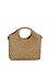Fashion Weave Top Handle Satchel