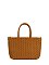 Fashion Weave Tote Bag Satchel
