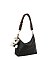 Bag Charm Braided Handle Shoulder Bag