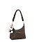 Bag Charm Braided Handle Shoulder Bag