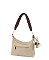 Bag Charm Braided Handle Shoulder Bag