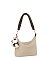 Bag Charm Braided Handle Shoulder Bag