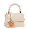 Weaved Top Handle Satchel