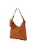 2-in-1 Daily Nylon Hobo Shoulder Bag With Matching Mini Pouch