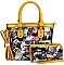 2 IN 1 PRESIDENT BIDEN & KAMALA HARRIS TOTE WALLET SET