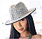 Rhinestone Fedora Hat for Women -  Jazz Party Style