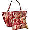 OVERSIZE  Hundred Dollar Bill Print Tote Bag With Pouch Set