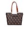 3 in 1 Monogram D Tasseled Tote, Messenger Bag and Wallet Set