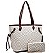 Monogram Shopper Tote Wallet SET