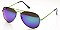 Pack of 12 Mirror Jolie Rose Aviator Sunglasses