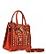 Gold Studded Padlock Tote